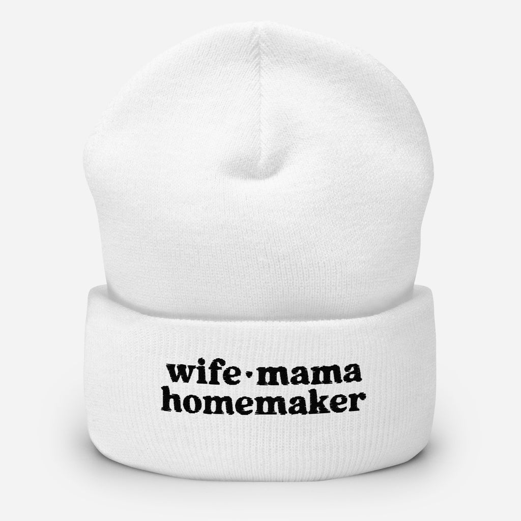 Wife Mama Homemaker Beanie