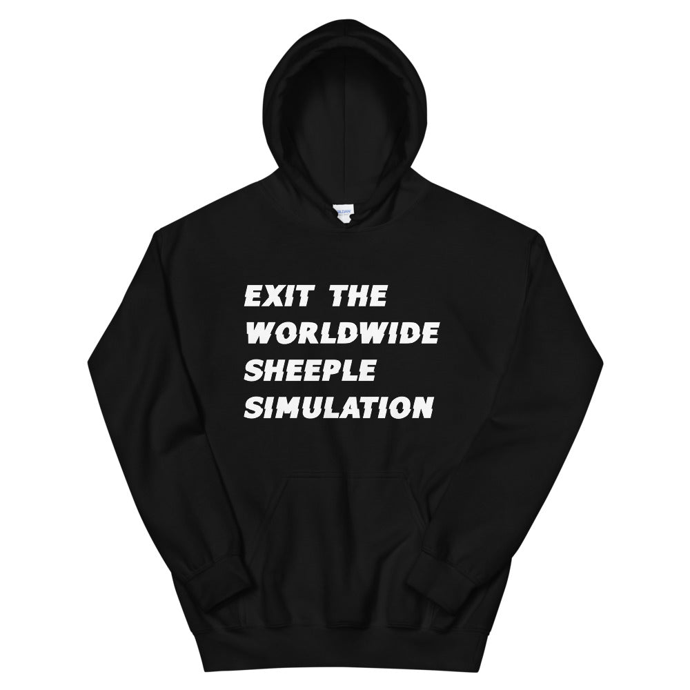 Exit The Simulation Hoodie (BLACK or WHITE)