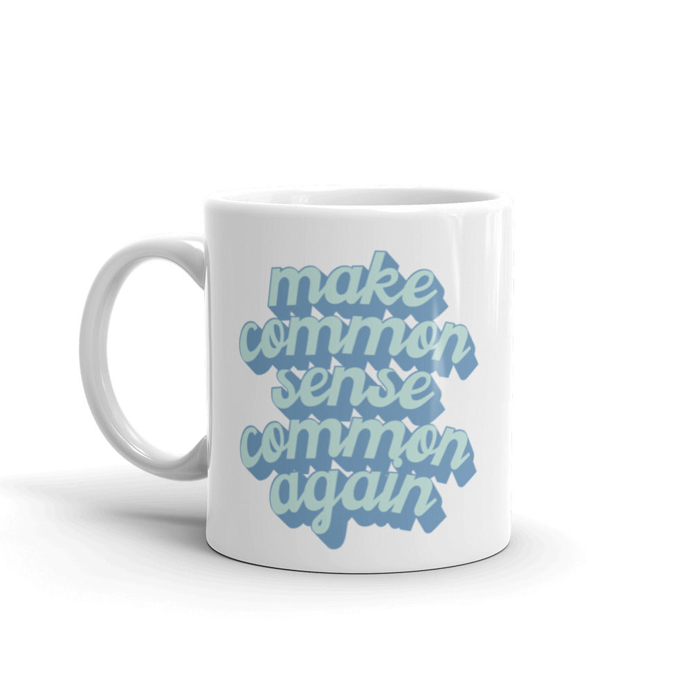 Common Sense Mug - Blue