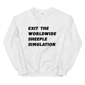 Exit Sweatshirt (black or white)