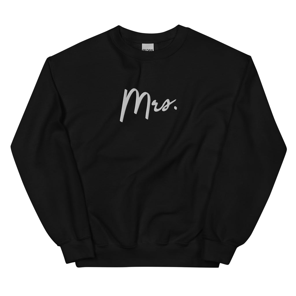 Mrs. Embroidered Sweatshirt