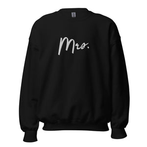 Mrs. Embroidered Sweatshirt