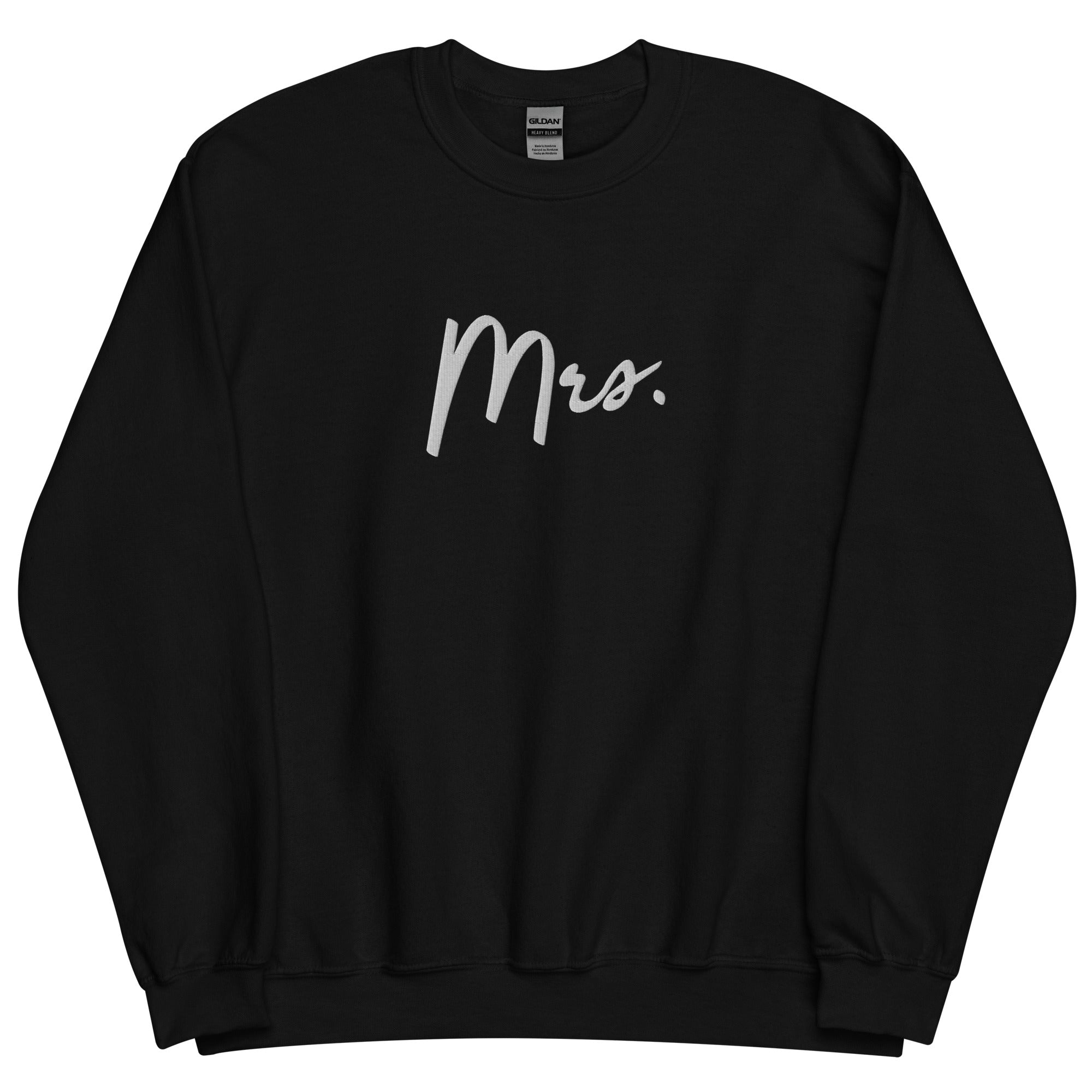 Mrs. Embroidered Sweatshirt