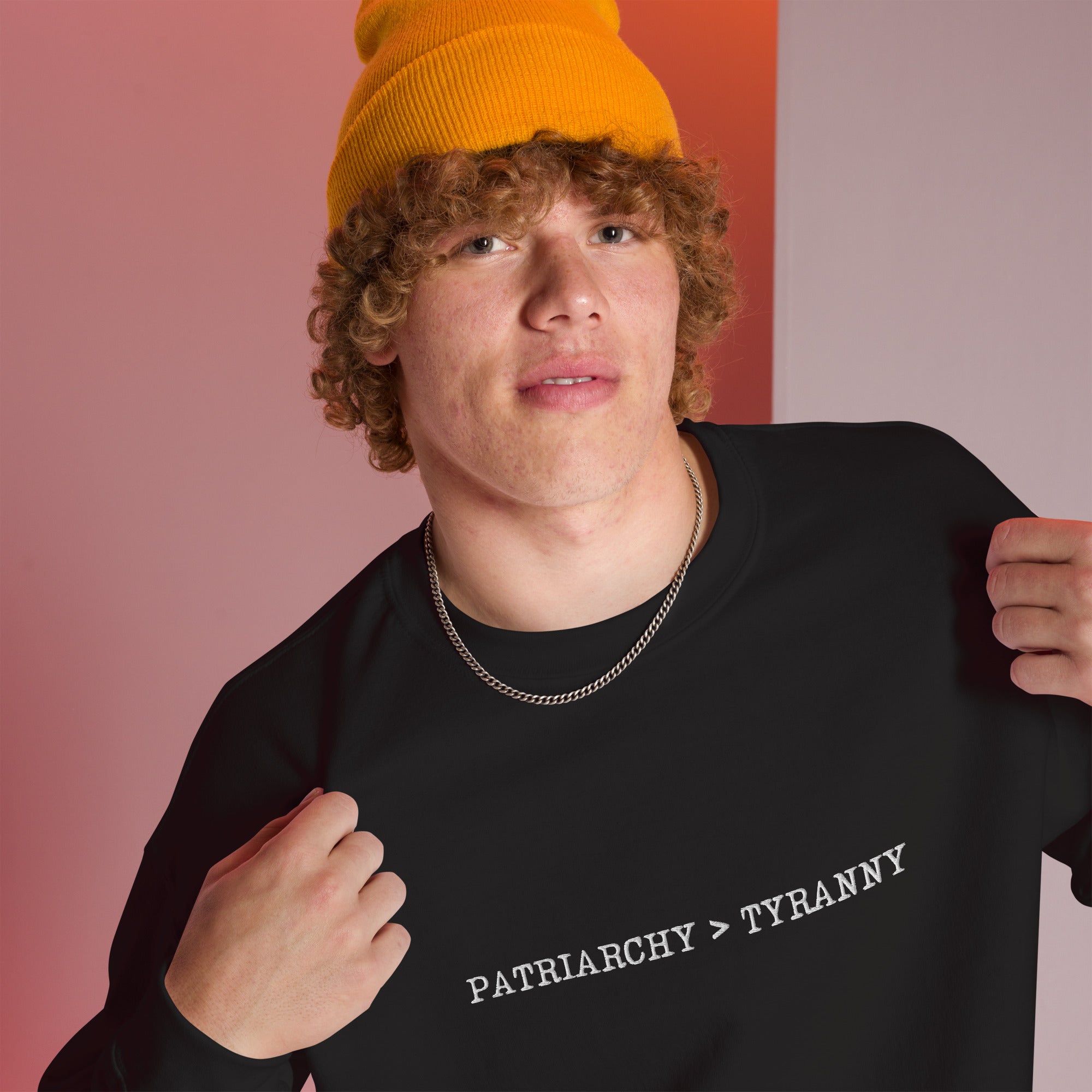 Patriarchy > Tyranny Embroidered Sweatshirt