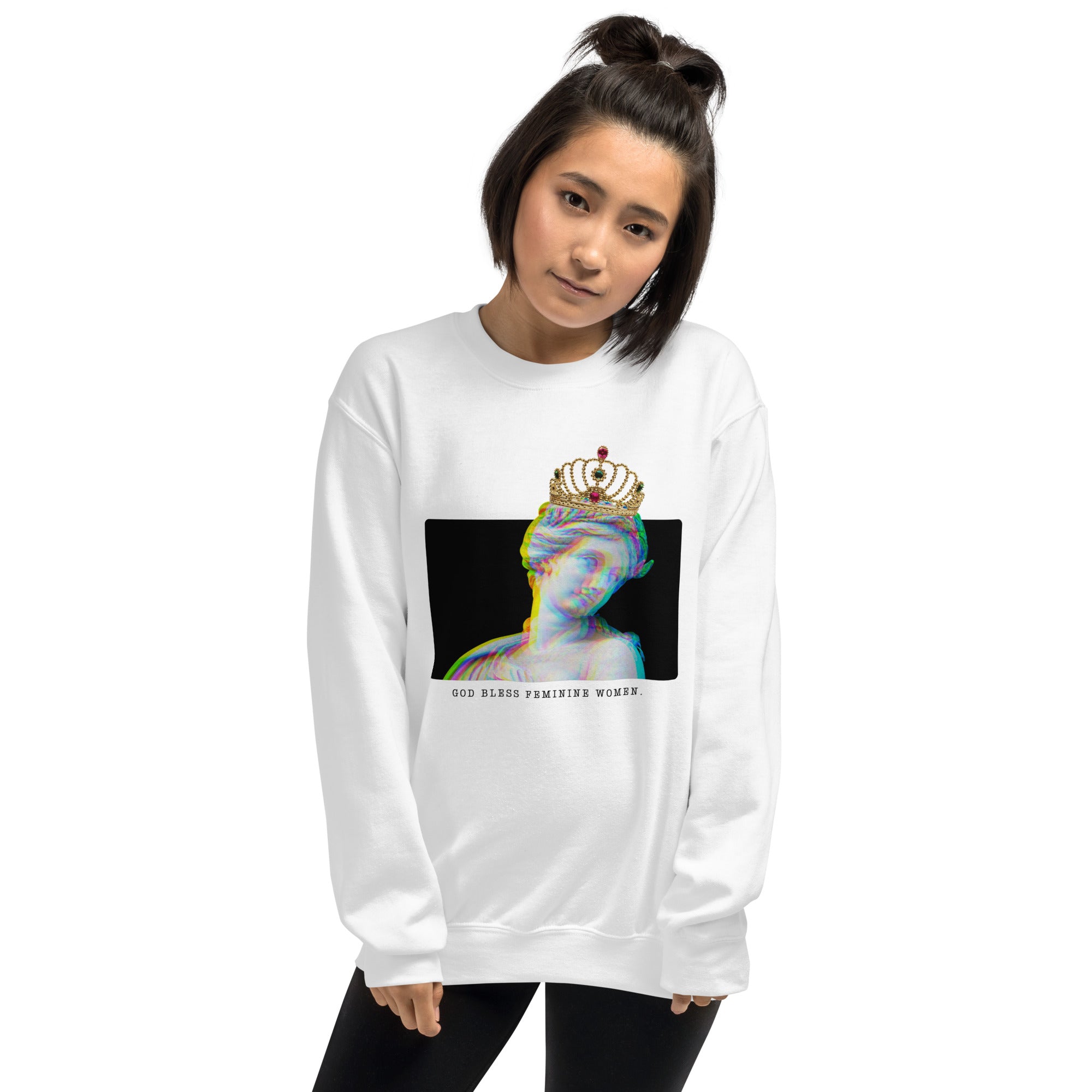 God Bless Feminine Women Sweatshirt