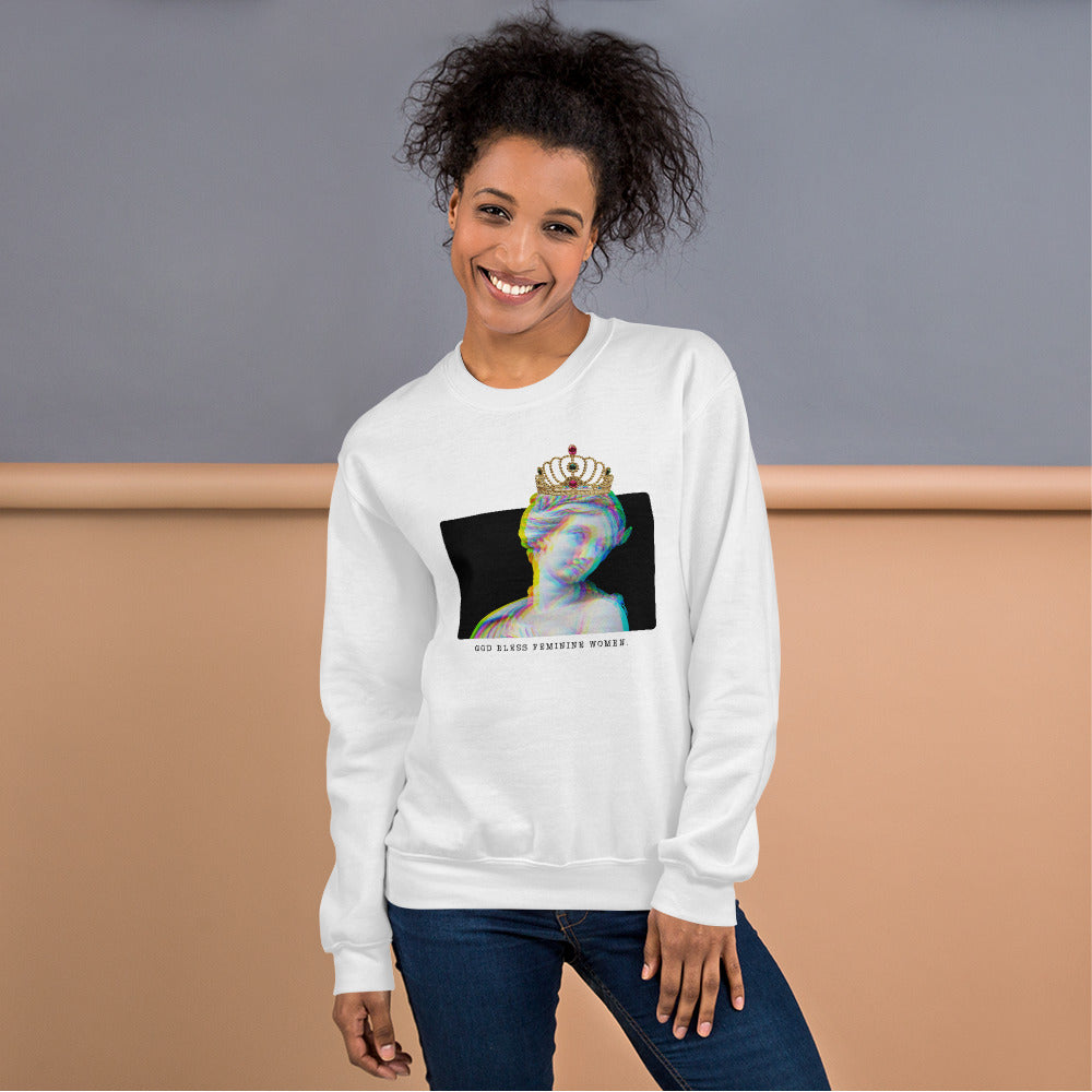 God Bless Feminine Women Sweatshirt