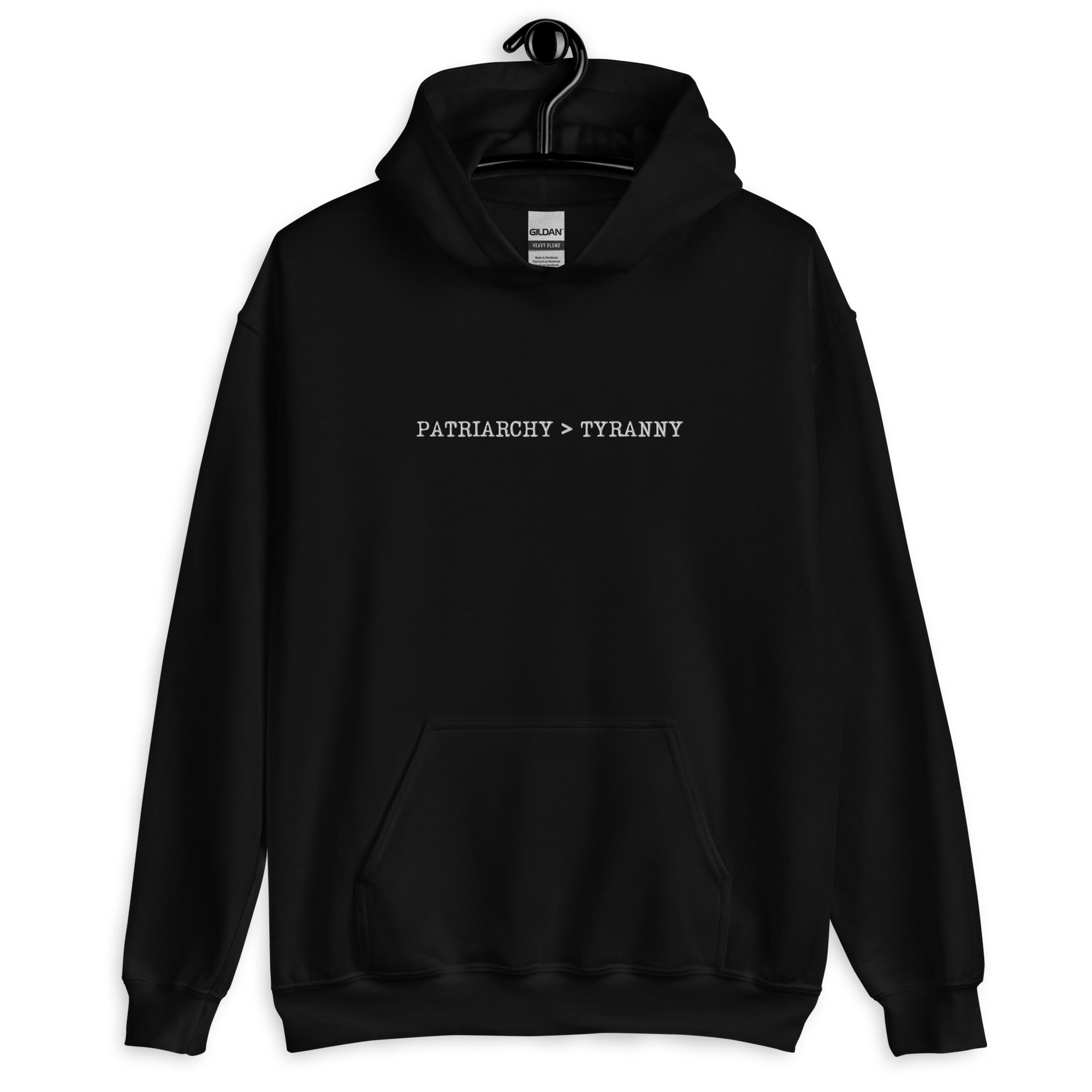 Patriarchy > Tyranny Embroidered Hoodie