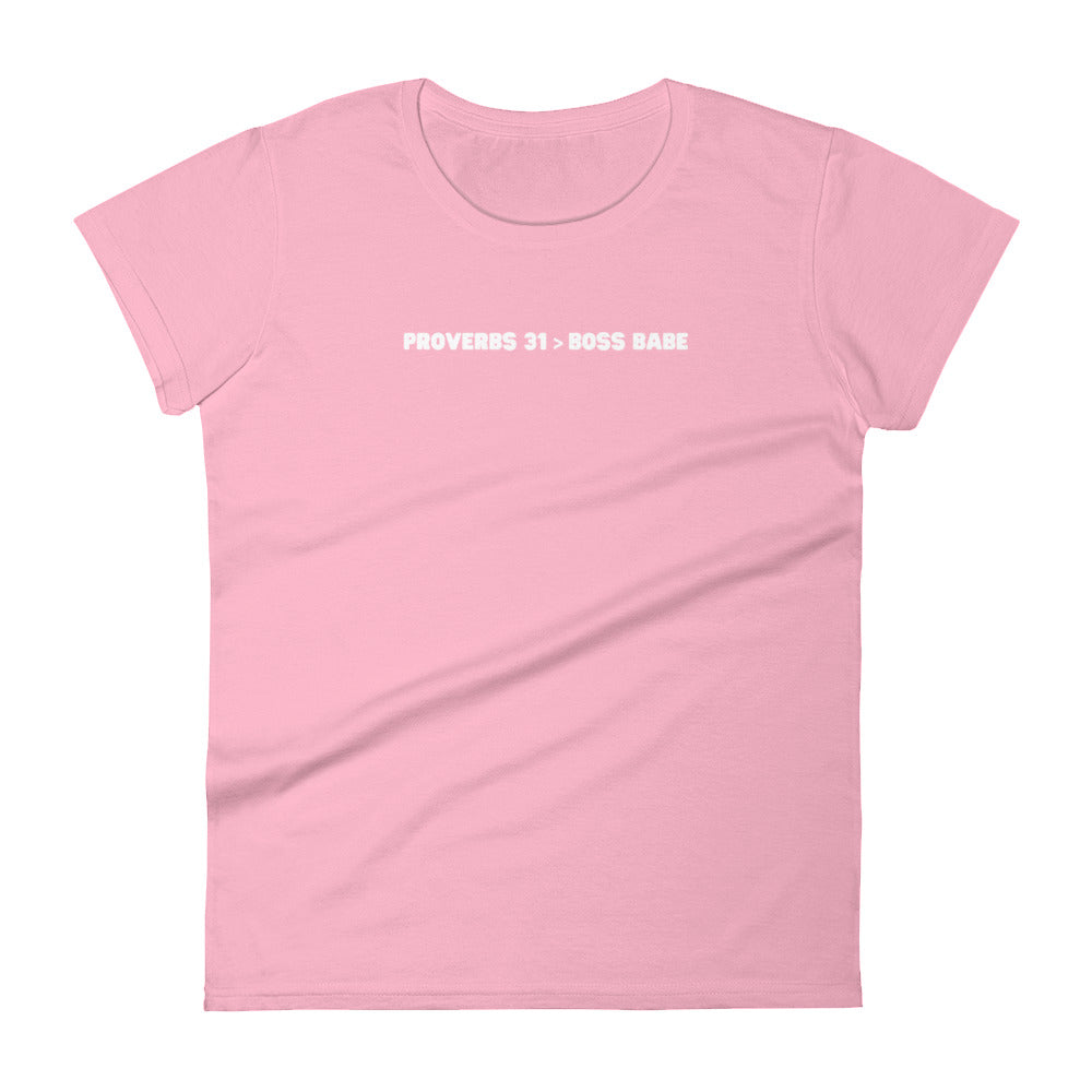 Women’s Proverbs 31 > Boss Babe Shirt